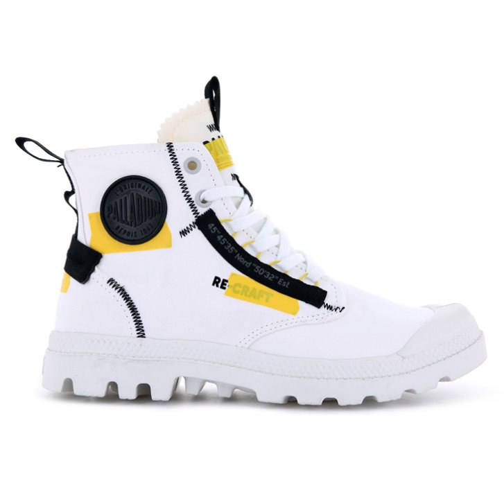 Pánské Boty Palladium Pampa Hi Re-craft Bílé | CZ PNT-50O